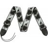 Fender 2'' Monogrammed Black/Light Grey/Dark Grey Gitarový pás