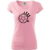 Hádzaná lopta ruka - Dámske tričko Pure - L ( Ružová )
