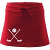 Florbalové hokejky - Športová sukne - two in one - S ( Červená )