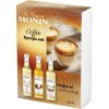 Monin Coffee set - sirupy 3 x 50 ML DÁRKOVÝ BOX