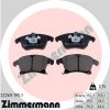 ZIMMERMANN Sada brzdových platničiek kotúčovej brzdy 22269.195.1