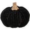 Clayre & Eef Čierna látková dekorácia tekvice Pumpkin - Ø 12*10 cm - Clayre & Eef