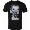 tričko filmové POP The Godfather Loose Čierna