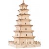 Woodcraft Drevené 3D puzzle Veľká pagoda divej husi