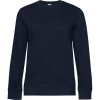 B&C Mikina B&C QUEEN Crew Neck, dámská COT01W01Qu3400-navy blue Navy XS