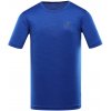 ALPINE PRO BASIK Modrá/Tyrkysovo modrá PÁNSKE RÝCHLOSCHNÚCE TRIČKO S COOL-DRY XXXL