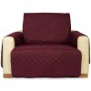 4Home Prehoz na kreslo Doubleface bordó/béžová, 60 x 220 cm