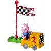 Stavebnica Peppa Pig Starter Set PlayBig Bloxx BIG s figúrkou - s autíčkom od 1,5-5 rokov