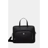 Karl Lagerfeld Kožená taška A1M30098 čierna