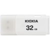 Kioxia USB flash disk, USB 2.0, 32GB, Hayabusa U202, Hayabusa U202, biely, LU202W032GG4
