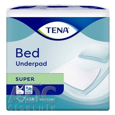 TENA Bed Super absorpčné podložky 60x75 cm, 28 ks