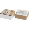 Dekoratívne úložné boxy s vekom v súprave 2 ks ø 20x8,5 cm – Casa Selección