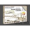 Wooden City 3D puzzle Kruhové koľaje s prejazdom 159 ks