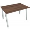 Hobis Pracovný stôl UNI A, 120x75,5x80 cm, orech/sivá