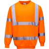 PORTWEST Reflexná mikina Klasik B303-1 Oranžová 3XL