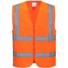 Portwest C375 HI VIS ZIPPED BAND & BRACE Reflexná vesta Fluorescenčno oranžová