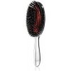 Janeke Chromium Line Air-Cushioned Brush with Bristles and Nylon Reinforcement oválna kefa na vlasy 22 x 7 cm 1 ks