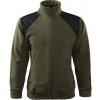 Fleece mikina unisex Malfini® Jacket Hi-Q 506 military veľ. XL