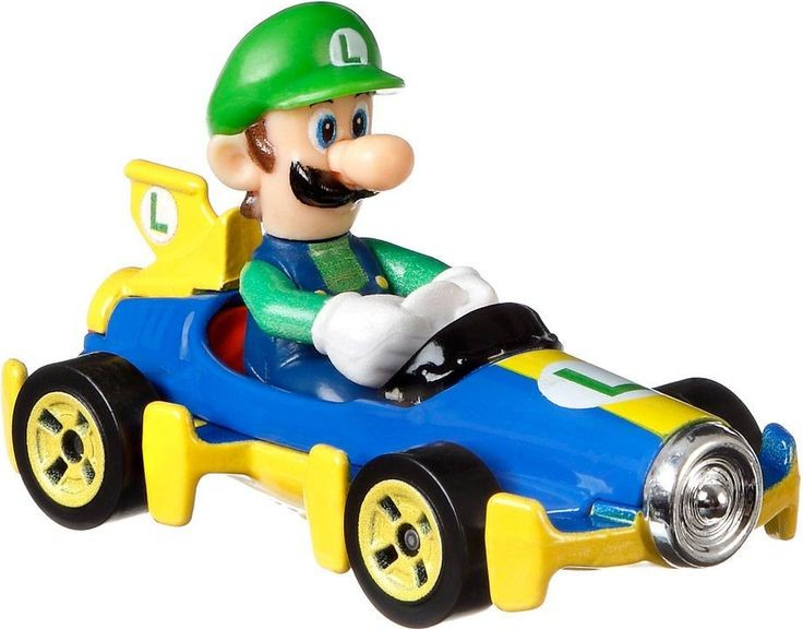 Mattel Hot Wheels Mario Kart Hot Wheels Diecast vozidlo 1/64 Luigi Mach 8 8  cm od 8,56 € - Heureka.sk