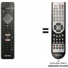 Predátor Philips 996599001511 náhradný diaľkový ovládač iného vzhľadu