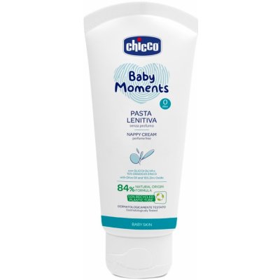 Chicco Baby Moments ochraný upokojujúci krém na detský zadoček 100 ml