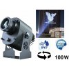 Gobo projektor 100W LED do 70M premietanie loga na budovy steny - vodeodolný
