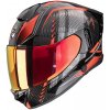 Helma na motorku SCORPION EXO-530 AIR THERAS metalická čierno/červená Veľkosť: XL