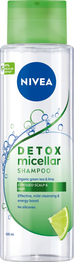 Nivea Pure Detox Micellar detoxikačný šampón 400 ml