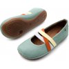 Camper detské barefoot balerínky camper twins sella taimu green
