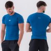 Nebbia Funkčné pánske tričko Slim-fit 324 blue