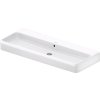 Duravit Qatego umývadlo 120x47 cm obdĺžnik umývadlo na nábytok biela 2382120028