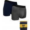Caterpillar Cat SG Boxer 2 Pack Grey/Blue