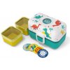 Desiatový box Monbento Tresor, modrý dinosaurus, 800 ml