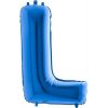 Nafukovací balónik písmeno L modré 102 cm - Grabo