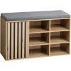 KESPER Botník so sedadlom moderný 76 × 29,5 × 48 cm