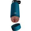 Pipedream PDX Plus Fuck Flask Private Pleaser Discreet Stroker Blue Bottle Brown