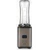 Smoothie mixér Black+Decker, BXJBA350E, spouštění stiskem tlačítka, 2 přenosné láhve, 4 nerezové nože, gumové nohy, nerezové tělo, 350 W