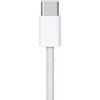 Kábel Apple Woven MQKJ32M/A, USB-C na USB-C 1m, biely (Blister)