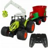 DIAĽKOVO OVLÁDANÝ TRAKTOR, OBROVSKÝ POĽNOHOSPODÁRSKY TRAKTOR S PRÍVESOM A SVETLOM, DIAĽKOVÉ OVLÁDANIE