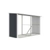 Prístrešok na drevo G21 WOH 682 - 302 x 119 cm, antracitový