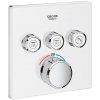 Grohe Grohtherm SmartControl - Termostatická vaňová batéria pod omietku s 3 ventilmi, mesačná biela 29157LS0