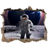 Foto fotografie díra na zeď Astronaut 95x64 cm