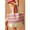 Mora Mora Plážová taška Yale I béžovo-ružová uni
