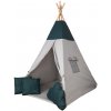 Detský stan Tipi fľaškovo zelený