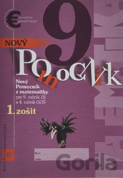 Nový pomocník z matematiky 9 – 1. časť pracovná učebnica