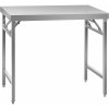Royal Catering Skladací pracovný stôl - 60 x 100 cm - nosnosť 200 kg RCAT-100/60KE