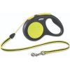 Vodítko FLEXI New Neon lanko S 5m žlté