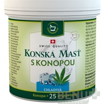 Herbamedicus konská masť s konopou chladivá 250 ml