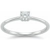 Šperky Nina - Strieborný prsteň Pure Elegance sa zárivým solitér zirkónem 925/1000 - prst ag 309 (Strieborný prsteň Pure Elegance sa zárivým solitér zirkónem 925/1000 - prst ag 309)