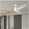 ZEVENTI ZEVENTI - LED Stropný ventilátor ORVIETO LED/18W/230V Wi-Fi Tuya biela + DO ZV0024 + záruka 3 roky zadarmo